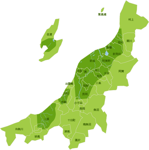 新潟県地図